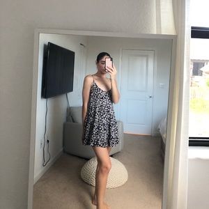 Summer floral flowy dress one size